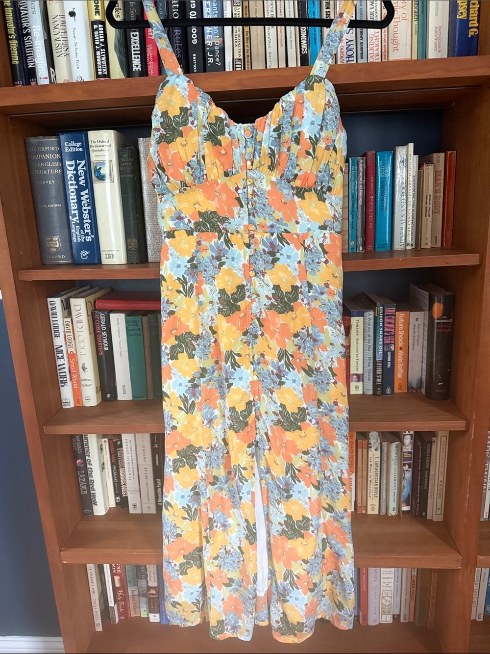 Abercrombie & Fitch Floral Sundress with Orange and Yellow Blooms